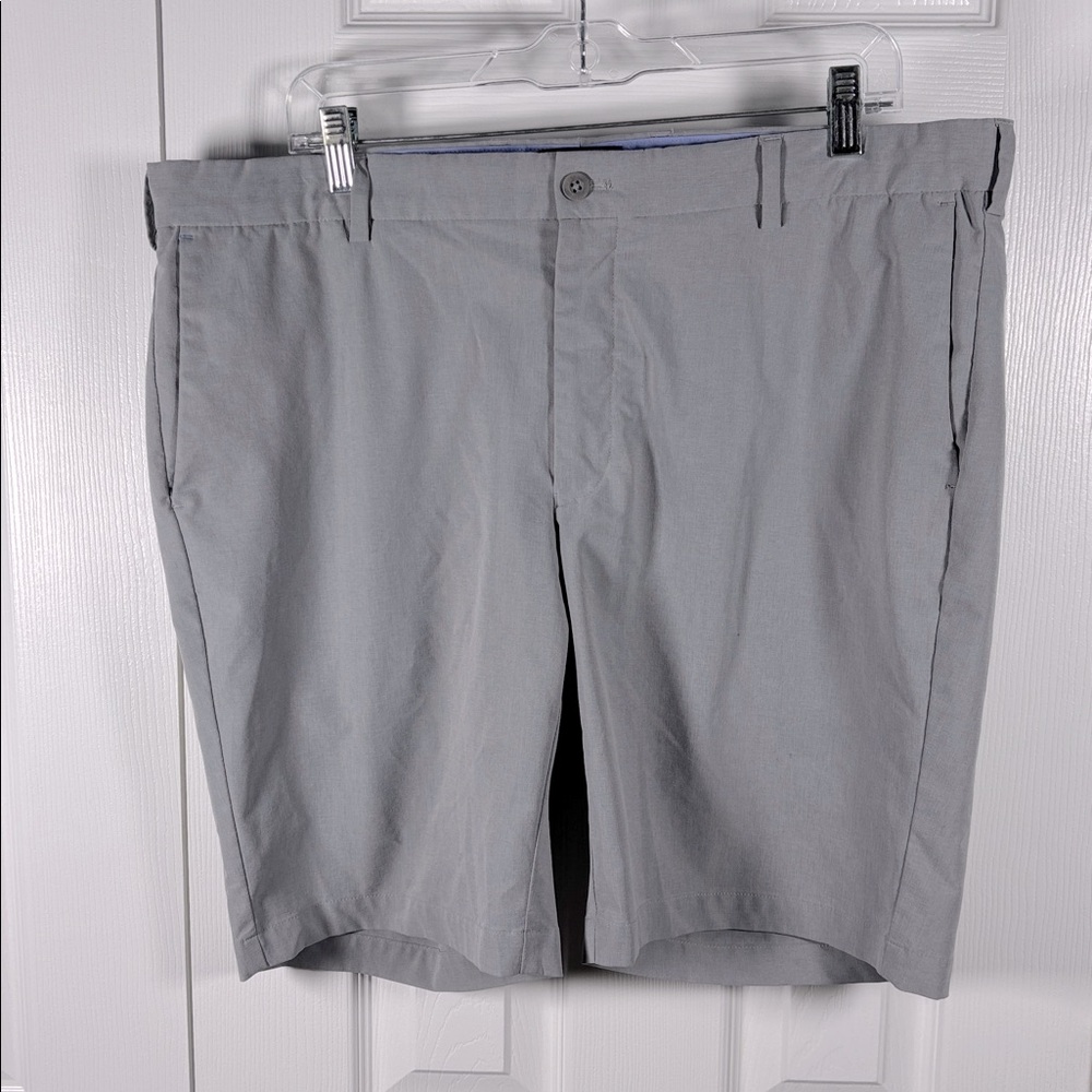 Peter Millar Crown Crafted Shorts Mens 38 Gray Stealth Performance Stretch Golf